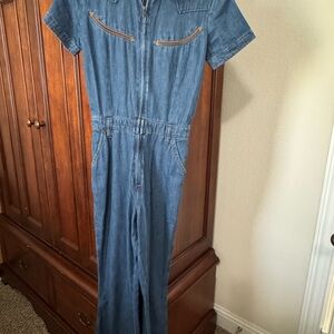 Wrangler Blue Denim Jumpsuit